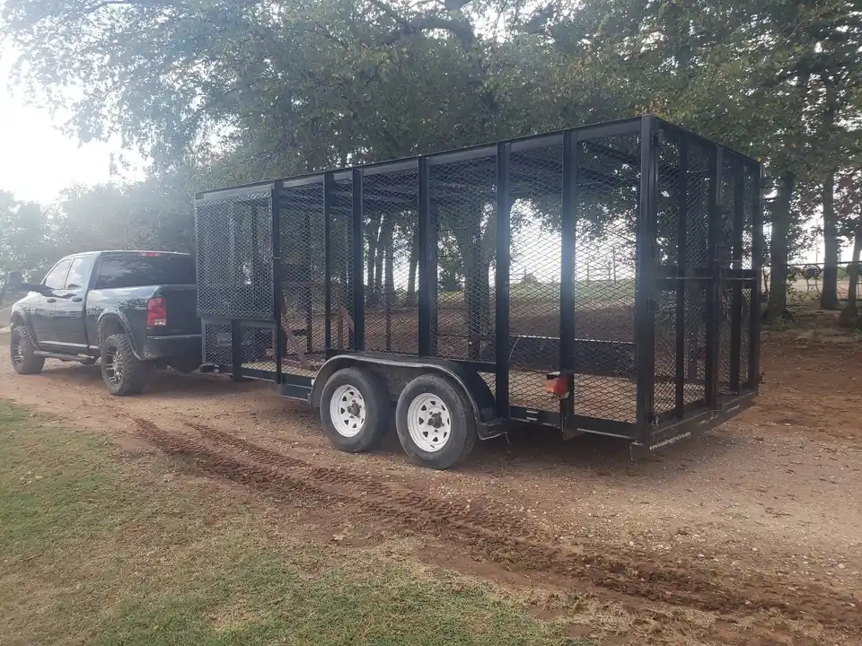 Bulldozer and heavy equipment clearing Oklahoma brush and timber